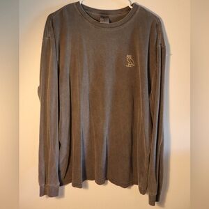 OVO October’s Very Own Long Sleeve Tee Washed Black